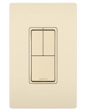  RCD113LACC6 - radiant? Two Single-Pole Switches and Single Pole/3-Way Switch, Light Almond