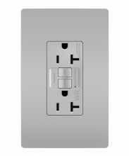  2097TRWRGRYCCD4 - radiant? Tamper-Resistant Weather-Resistant 20A Duplex Self-Test GFCI Receptacles with SafeLock?