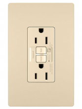  1597TRAICCD4 - radiant? Tamper-Resistant 15A Duplex Self-Test GFCI Receptacles with Audible Alarm and SafeLock?