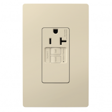  2097TRSGLLA - radiant? Tamper-Resistant 20A Simplex Self-Test GFCI Receptacles with SafeLock? Protection, Light