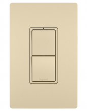  RCD33I - radiant® Two Single Pole/3-Way Switches, Ivory