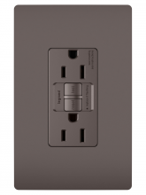  1597CCD12 - radiant? 15A Duplex Self-Test GFCI Receptacles with SafeLock? Protection, Brown