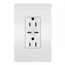  R26USBCC6WCCV6 - radiant? 15A Tamper-Resistant Ultra-Fast USB Type C/C Outlet, White