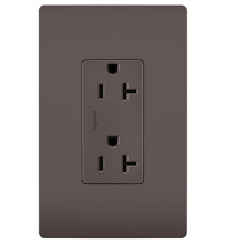  TR26352R - radiant® Spec Grade 20A Tamper-Resistant Receptacle, Brown