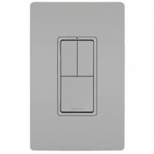  RCD113GRY - radiant® Two Single-Pole Switches and Single Pole/3-Way Switch, Gray