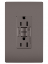  1597 - radiant? 15A Duplex Self-Test GFCI Receptacles with SafeLock? Protection, Brown