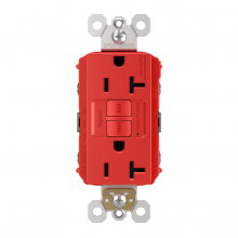  2097RED - radiant? 20A Duplex Self-Test GFCI Receptacles with SafeLock? Protection, Red