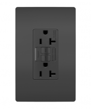  2097BK - radiant? 20A Duplex Self-Test GFCI Receptacles with SafeLock? Protection, Black