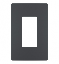  RWP26GCC6 - radiant® One-Gang Screwless Wall Plate, Graphite, CC