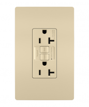  2097ICCD12 - radiant? 20A Duplex Self-Test GFCI Receptacles with SafeLock? Protection, Ivory