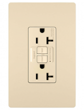  2097NAI - radiant? 20A Duplex Self-Test GFCI Receptacles with SafeLock? Protection, NAFTA Compliant, Ivory