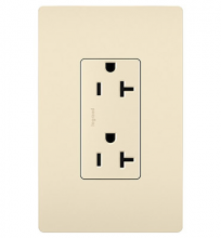  TR26352RLA - radiant® Spec Grade 20A Tamper-Resistant Receptacle, Light Almond