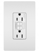  1597NTLTRWCCD4 - radiant? Tamper-Resistant 15A Duplex Self-Test GFCI Receptacles with SafeLock? Protection and Night