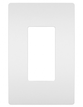  RWP26WBULK - radiant? 1-Gang Screwless Wall Plate, White, Bulk