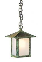 Arroyo Craftsman EH-7AGW-VP - 7" evergreen pendant with classic arch overlay