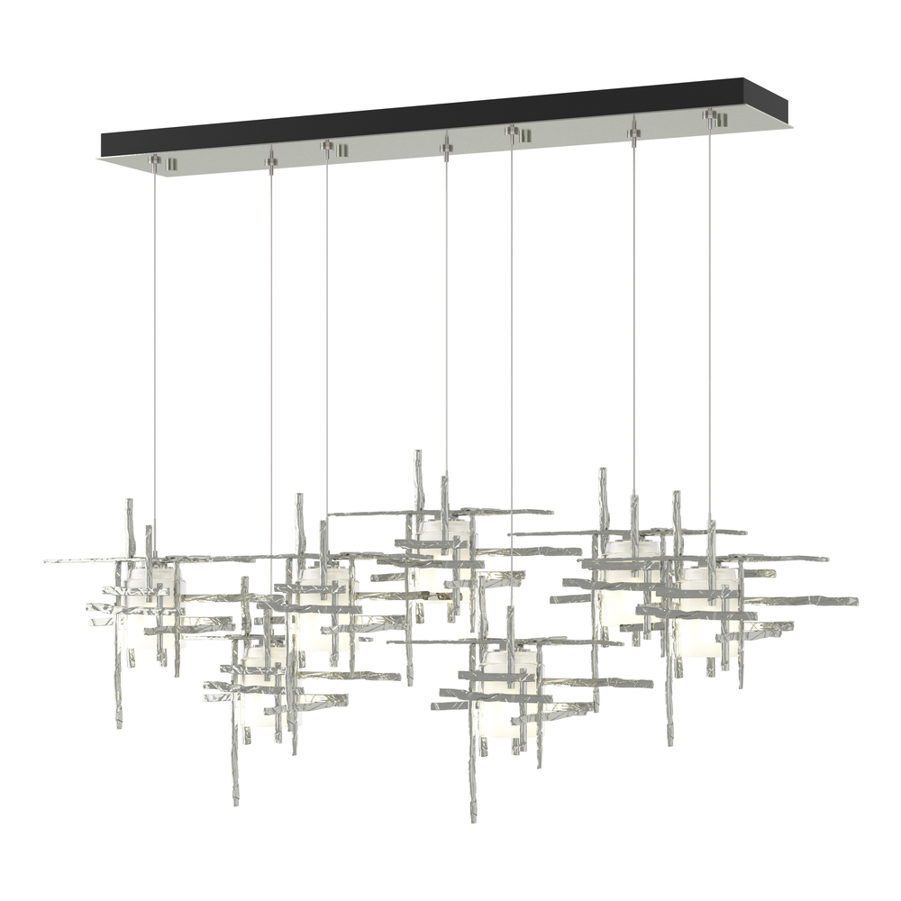 Tura 7-Light Frosted Glass Pendant