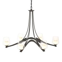  104116-SKT-20-ZU0291 - Oval Ribbon 6 Arm Chandelier