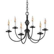  108060-SKT-10 - Twist Basket 6 Arm Chandelier