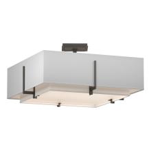  126510-SKT-20-SF1605-SF2012 - Exos Square Double Shade Semi-Flush