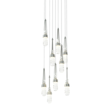  131100-SKT-LONG-82-YJ0434 - Link 9-Light Blown Glass Pendant