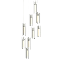  131104-SKT-LONG-85-ZM0065 - Exos Glass 9-Light Pendant