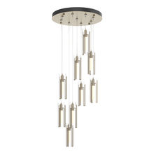  131104-SKT-STND-84-ZM0065 - Exos Glass 9-Light Pendant