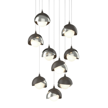  131105-SKT-LONG-07-85-GG0711 - Brooklyn 9-Light Double Shade Pendant