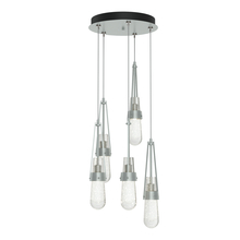  131120-SKT-STND-82-YG0434 - Link 5-Light Blown Glass Pendant