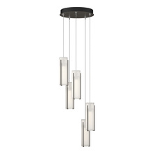  131124-SKT-STND-07-GG0065 - Exos Glass 5-Light Pendant