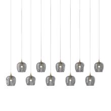  131203-SKT-LONG-84-YL0709 - Ume 10-Light Pendant