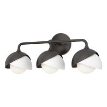  201375-SKT-14-02-GG0711 - Brooklyn 3-Light Double Shade Bath Sconce