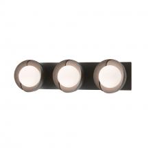  201378-SKT-14-14-GG0711 - Brooklyn 3-Light Straight Double Shade Bath Sconce