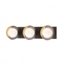  201378-SKT-14-86-GG0711 - Brooklyn 3-Light Straight Double Shade Bath Sconce