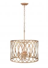  4214-PMG - Arelyn 4-Light Pendant light Painted Modern Gold