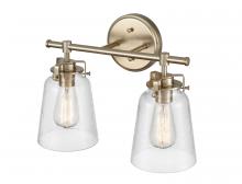  4412-MG - Amberose 2-Light Vanity Modern Gold