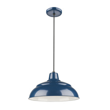  RWHC14-NB - R Series 1-Light Cord Hung Warehouse Navy Blue