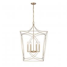  4003-PMG - Tracy 6-Light Pendant light Painted Modern Gold