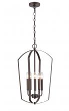  9825-RBZ - Ivey Lake 5-Light Pendant light Rubbed Bronze