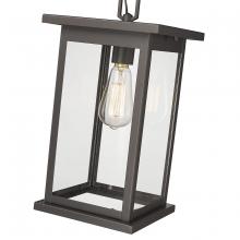  4123-PBZ - Bowton 1-Light Outdoor Hanging Lantern Powder Coated Bronze