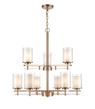  5519-MG - Huderson 9-Light Chandelier Ceiling Light Modern Gold