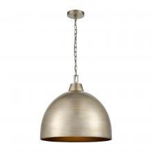  99204-ASL - Arrco 3-Light Pendant Light Antique Silver Leaf