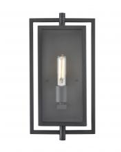  250001-TBK - Rankin 1-Light Outdoor Wall Sconce Textured Black