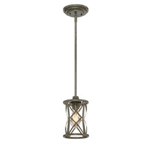  2171-AS - Lakewood 1-Light Mini-Pendant light Antique Silver