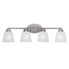  3224-BPW - Franklin 4-Light Vanity Brushed Pewter