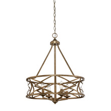  2174-VG - Lakewood 4-Light Chandelier Ceiling Light Vintage Gold