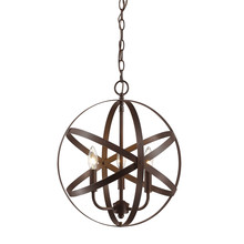  3235-RBZ - 3-Light Pendant light Rubbed Bronze