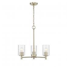  9213-MG - Ashli 3-Light Chandelier Ceiling Light Modern Gold