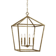  3254-VG - 4-Light Pendant light Vintage Gold