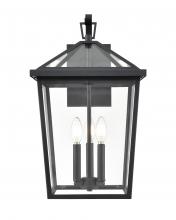  92303-TBK - Mensun 3-Light Outdoor Wall Sconce Textured Black