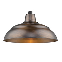  RWHS17-NC - R Series 1-Light Warehouse Shade Natural Copper